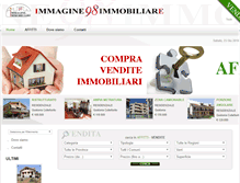 Tablet Screenshot of immagineimmobiliare.com